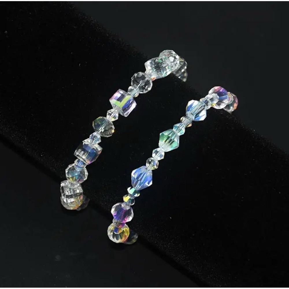 Austrian Crystal Sparkling White Gold Finish Bracelet - Picture 3 of 4